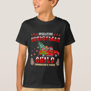 Camiseta Operação De Família Engraçado Da Criança De Natal