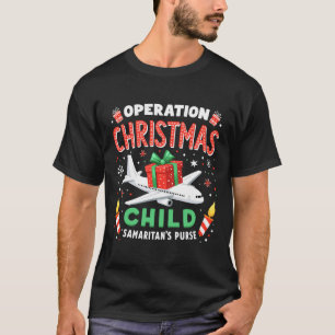 Camiseta Operação De Família Engraçado Da Criança De Natal