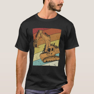 Camiseta Operação do escavador hidráulico da backhoader do