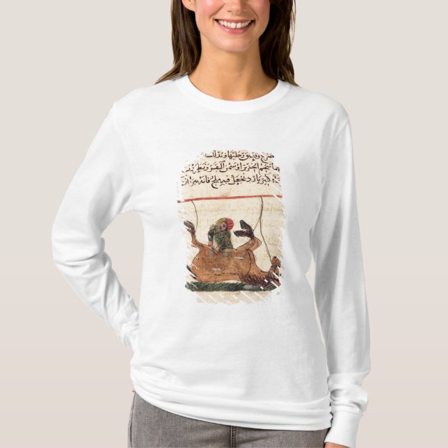 Camiseta Operação em um cavalo, ilustração (Frente)