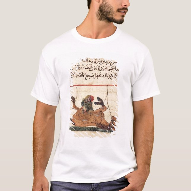 Camiseta Operação em um cavalo, ilustração (Frente)