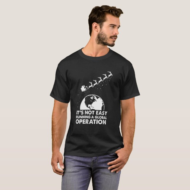 Camiseta Operação Global de Natal para colegas de trabalho  (Frente Completa)
