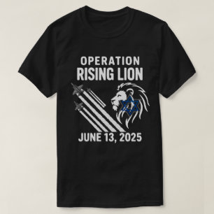 Camiseta Operação Leão Ascendente 2025 Militares Israel-I