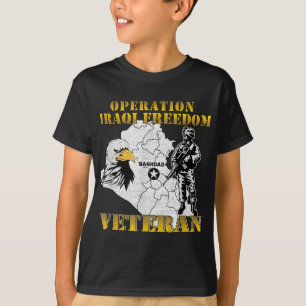 Camiseta Operação Liberdade Iraquiana Oif Combat Veteran Vi
