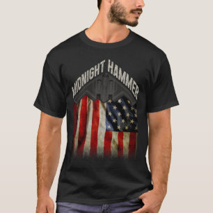 Camiseta Operação Martelo da Meia-Noite - Bandeira dos EUA
