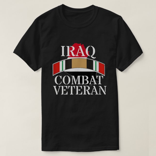 Camiseta Operação Militar Liberdade Iraquiana OIF Iraque Fa (Frente do Design)