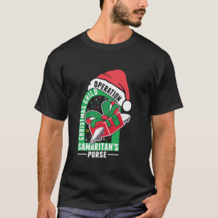 Camiseta Operação Natal da Criança Samaritana Bolsa X Mas