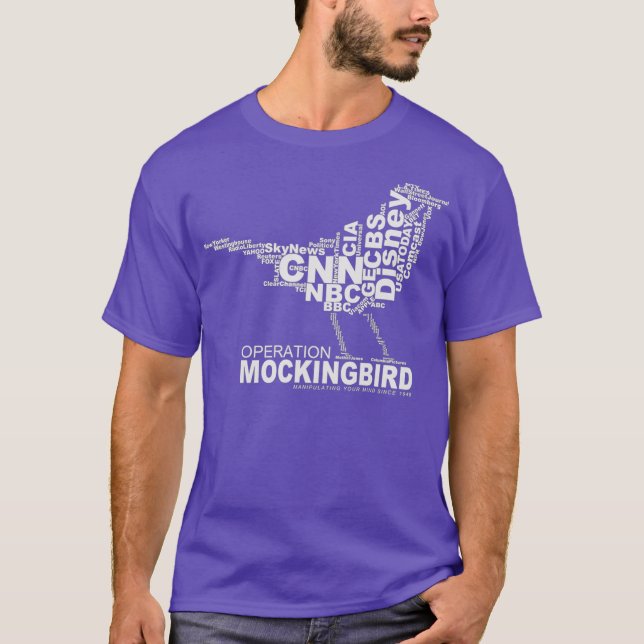 Camiseta Operação Nuvem de Palavra Mockingbird (Frente)