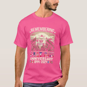 Camiseta Operação Overlord 1944 Shirt D-Day 2024 80 Anni