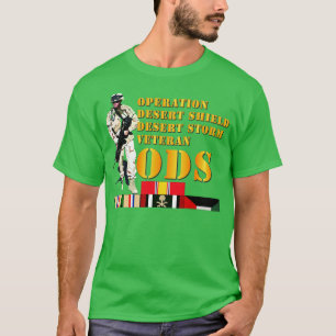 Camiseta Operação Soldier Salvamento Desert Storm w SVC Rib