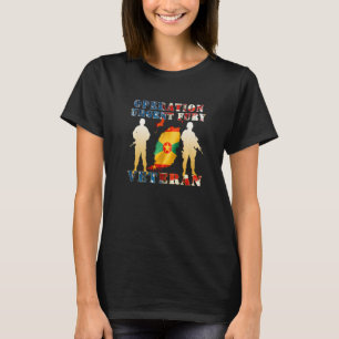 Camiseta Operação Urgent Fury Veterano de Combate Grenada