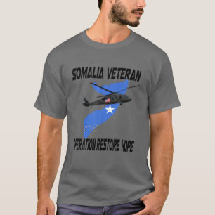 Camiseta Operação Veterana Somália Restaura Esperança (