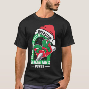 Camiseta Operação X-Mas Da Bolsa De Natal Da Criança Samari
