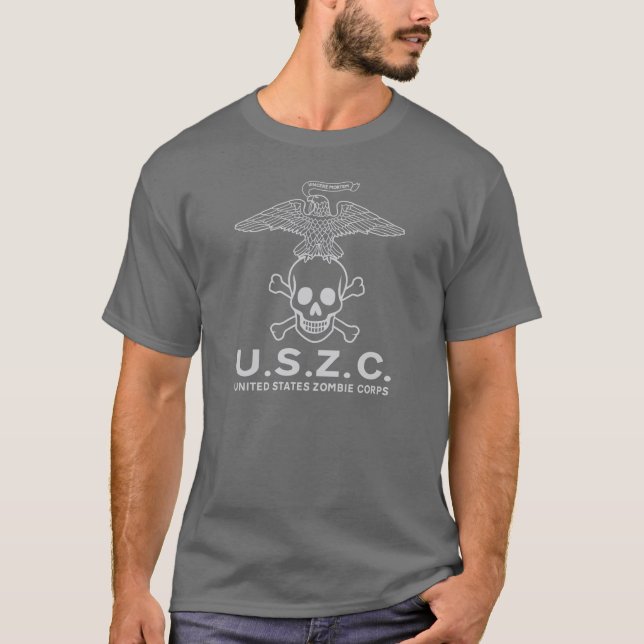 Camiseta Operações Árcticas da Zombie Corps dos EUA (Frente)