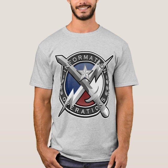 Camiseta Operações de informação (Frente)