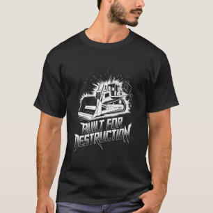 Camiseta Operador Buldozer Construtor Trabalhador Terrestre