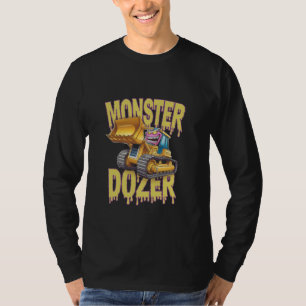 Camiseta Operador Buldozer Construtor Trabalhador Terrestre