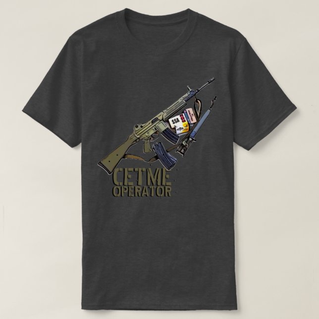 CAMISETA OPERADOR CETME (Frente do Design)