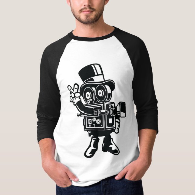 Camiseta Operador cinematográfico clássico (Frente)