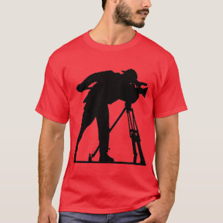 Camiseta "Operador cinematográfico vermelho "