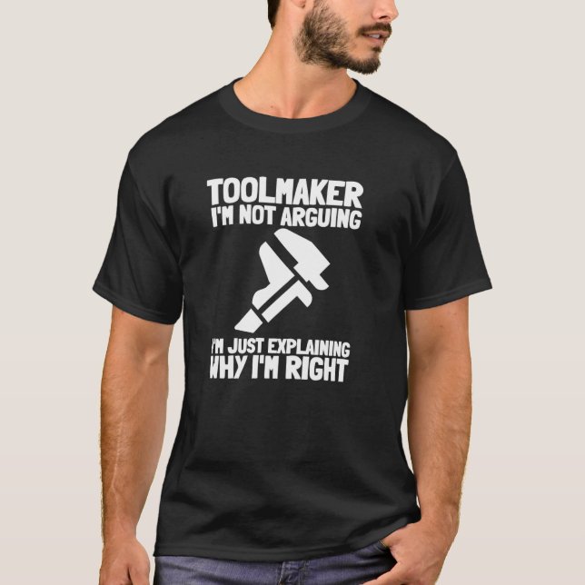 Camiseta Operador CNC E Machinista Do Fabricante De Ferrame (Frente)