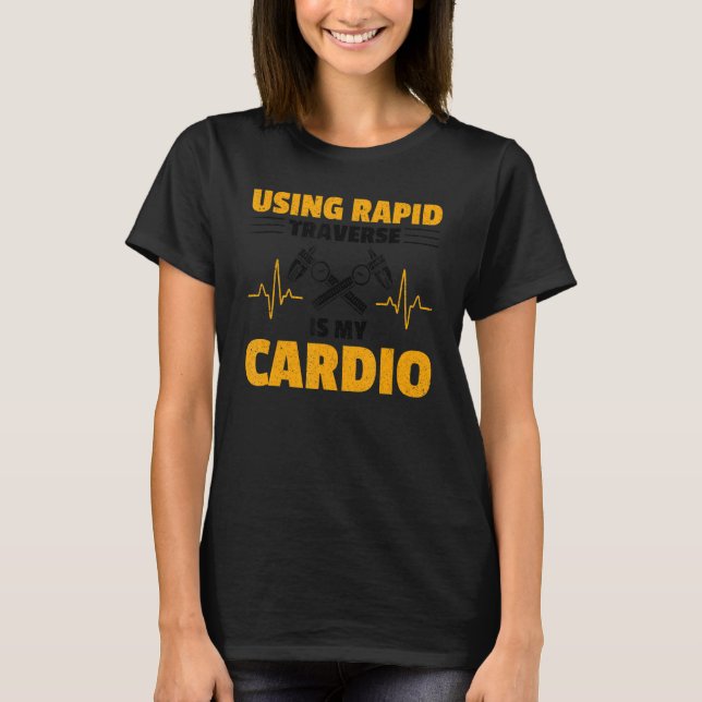 Camiseta Operador CNC Mecânico (Frente)