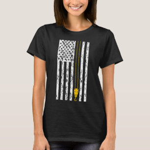 Camiseta Operador Crane American Flag Driver 1