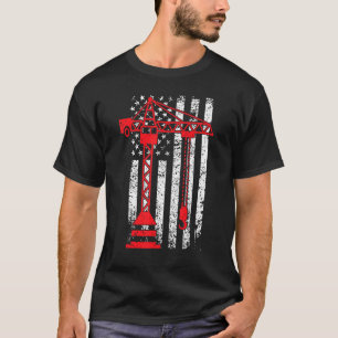Camiseta Operador Crane US Flag Driver 1