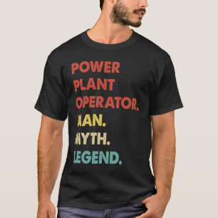 Camiseta Operador da central elétrica Mito Legenda 1