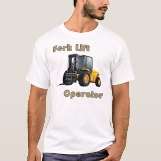 Camiseta Operador da empilhadeira