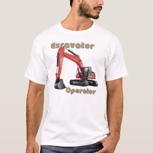 Camiseta Operador da máquina escavadora