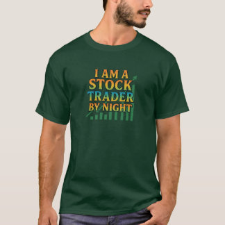Camiseta Operador de Bolsa à Noite
