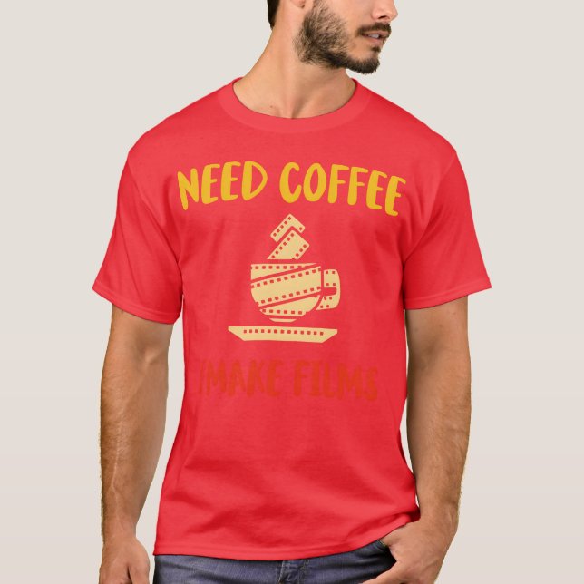 Camiseta Operador de câmera citação retrô (Frente)