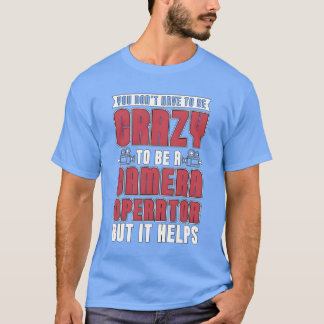 Camiseta Operador De Câmera Você Não Tem Que Ser Filmadora