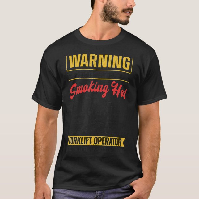 Camiseta Operador de caminhão com empilhadeira certificada  (Frente)