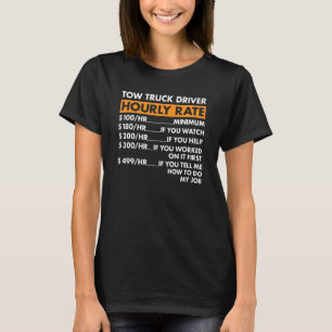Camiseta Operador De Caminhão De Passageiros Com Taxa Horár