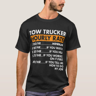 Camiseta Operador De Caminhão De Passageiros De Taxa Horári