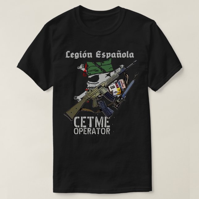 CAMISETA OPERADOR DE CETME DA LEGION (Frente do Design)