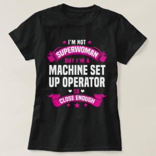 Camiseta Operador de Configuração de Máquina