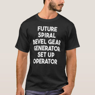 Camiseta Operador de Configuração do Futuro Gerador de Engr