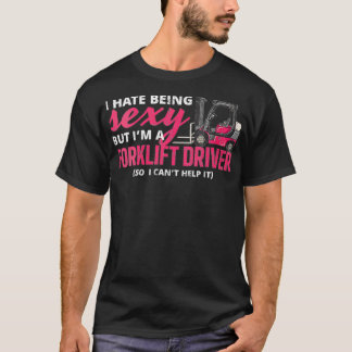 Camiseta Operador de Emissor de Roupa do Driver do Forquilh