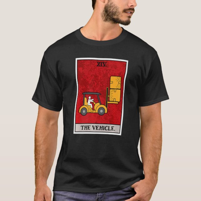 Camiseta Operador de empilhadeira Autorizado Adoro Forklift (Frente)