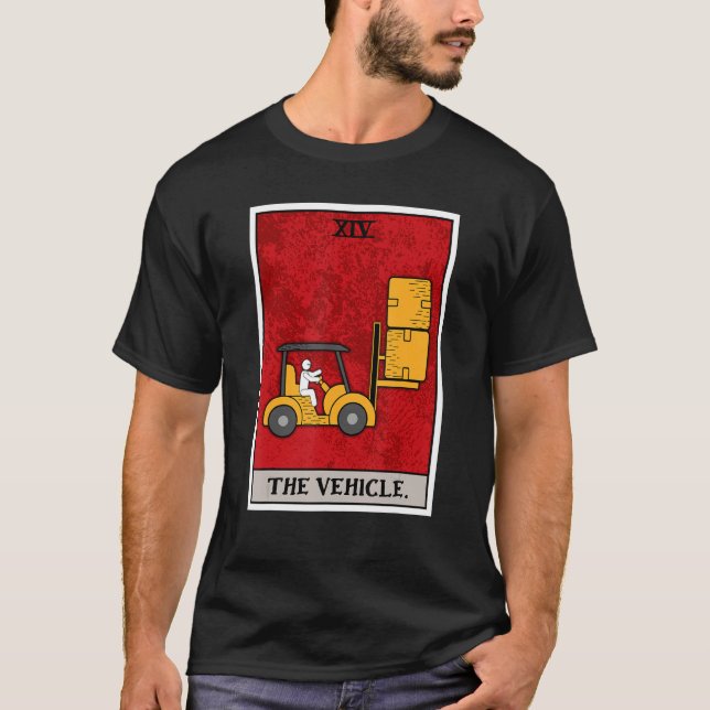 Camiseta Operador de empilhadeira Autorizado Adoro Forklift (Frente)