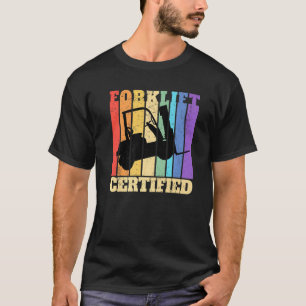 Camiseta Operador de Empilhadeira Certificado em Armazém 2