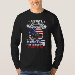 Camiseta Operador de Empilhadeira Certificado Vintage Ameri
