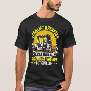 Camiseta Operador de empilhadeira como um Trabalhador de Ar