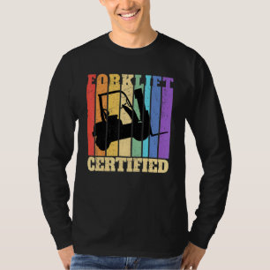 Camiseta Operador de Empilhadeira de Armazém Certificado