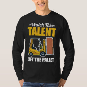 Camiseta Operador de Empilhadeira de Paletes Talent Lift