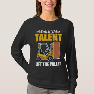 Camiseta Operador de Empilhadeira de Pallet Talent Lift