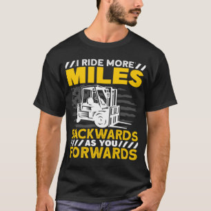 Camiseta Operador de empilhadeira Eu Passo Mais Milhas Para